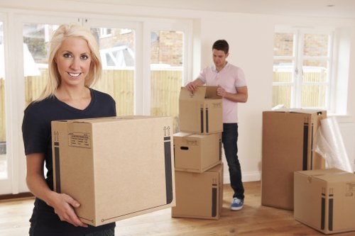 House removals team planning a local move in Elmstead