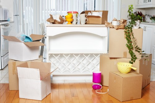 Professional movers handling household removals in Elmstead